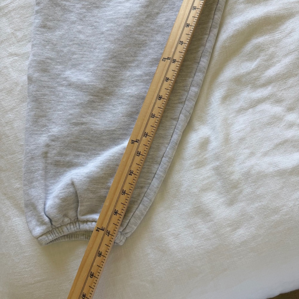 Joah Brown Oversized Joggers Heather Grey Sweatpants Size S/M - Picture 2 of 6